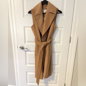 Brand new, never worn beautiful Michael Kors Camel full length vest / coat